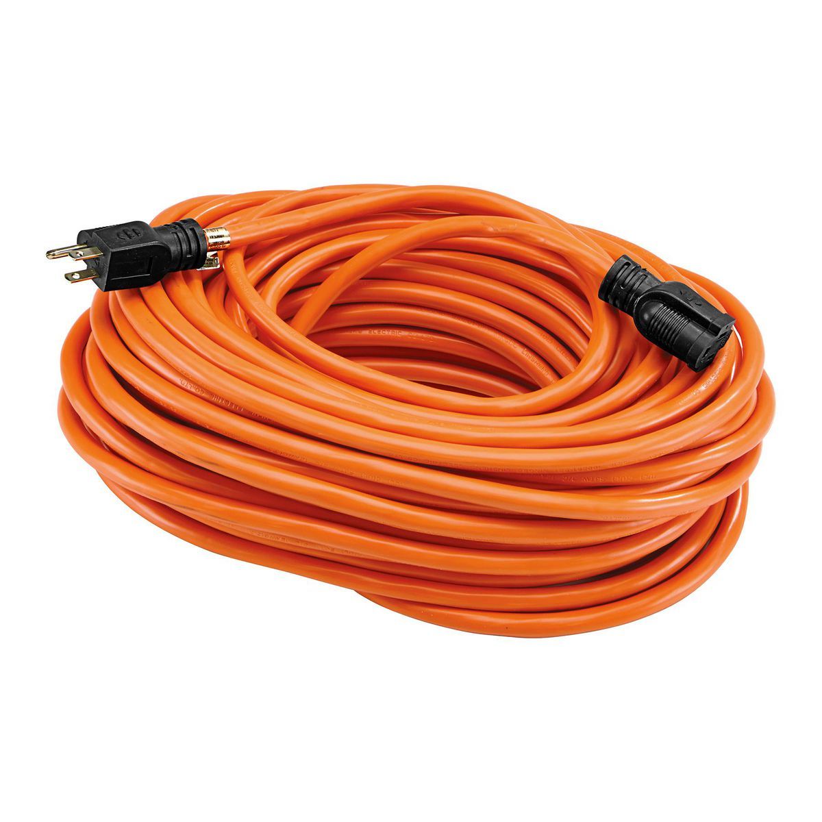 100 ft. 12/3 Gauge Outdoor Extension Cord, Orange R419