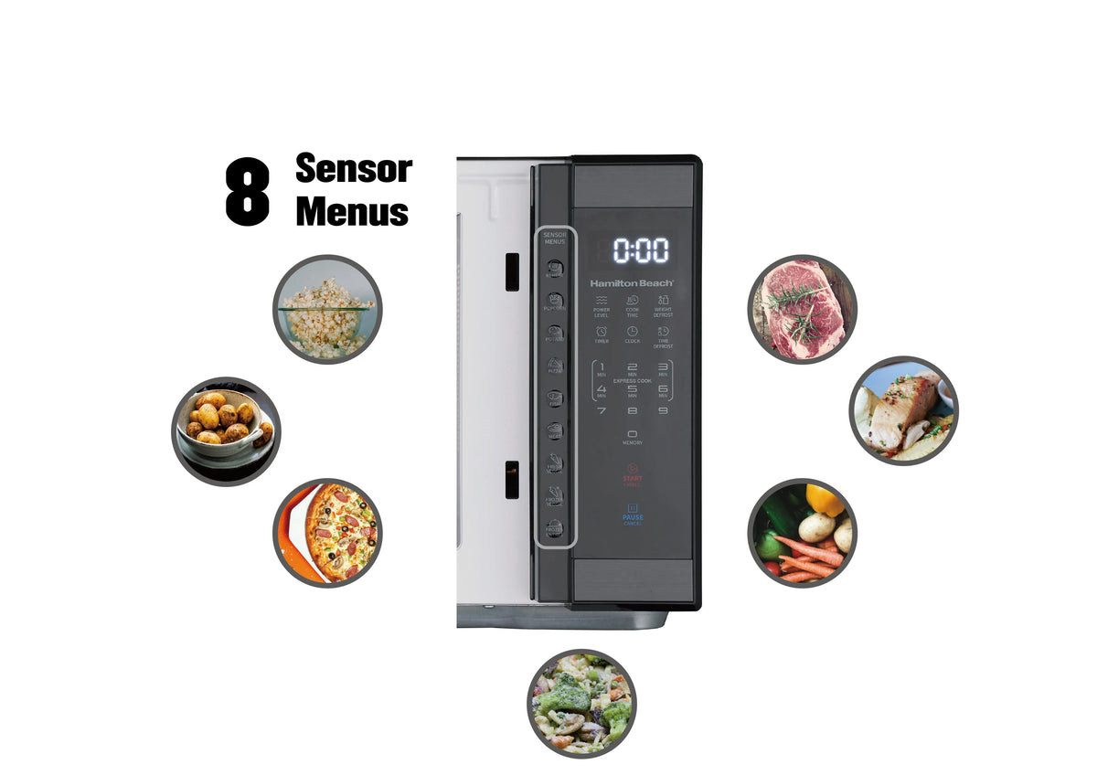 1.1 cu ft Stainless Steel Countertop Microwave Oven W636089