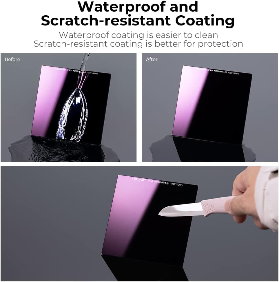 100x100mm Square 15 Stops Neutral Density Filter I4709