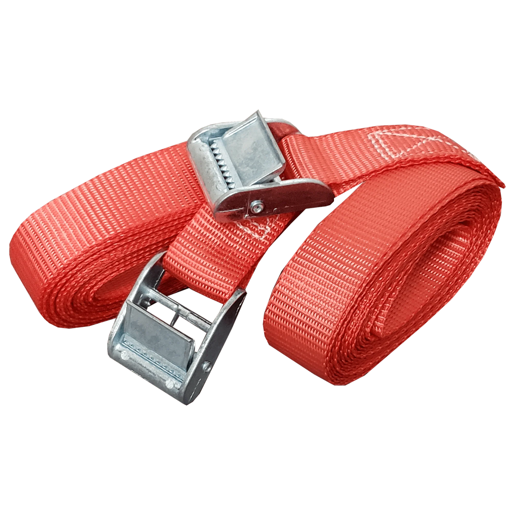 10' x 1 Cam Buckle Lashing Strap Tie Down, 2 Pack R547
