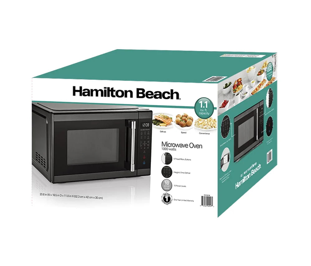 1.1 cu ft Stainless Steel Countertop Microwave Oven W636089