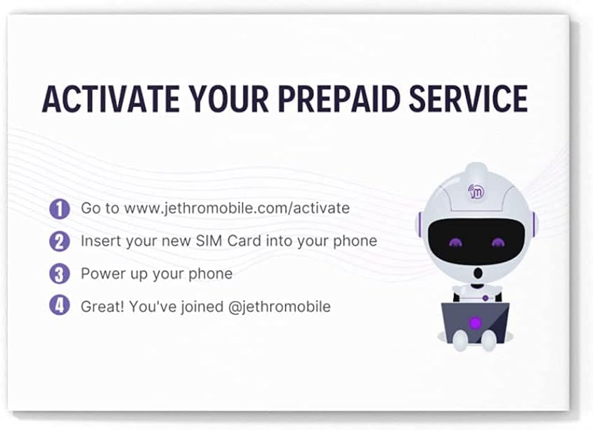 $50 Phone Plan for 180 Days SIM Card Kit M96850