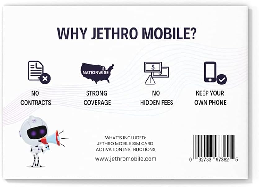 $50 Phone Plan for 180 Days SIM Card Kit M96850