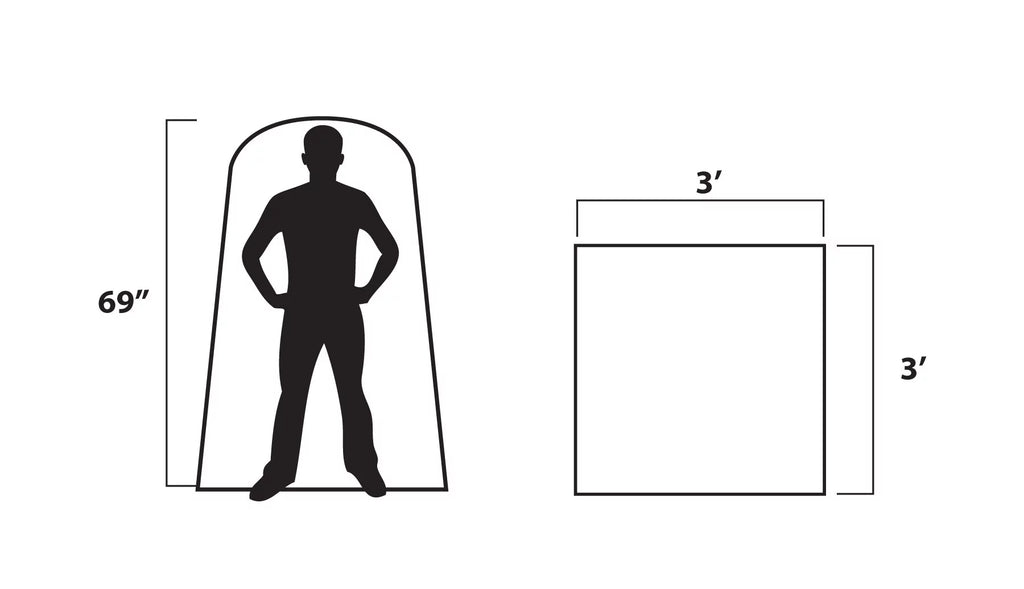 1-Person Pop-up Privacy Tent E630
