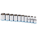 1/4 in. Drive Metric Chrome Socket Set, 10-Piece R658812
