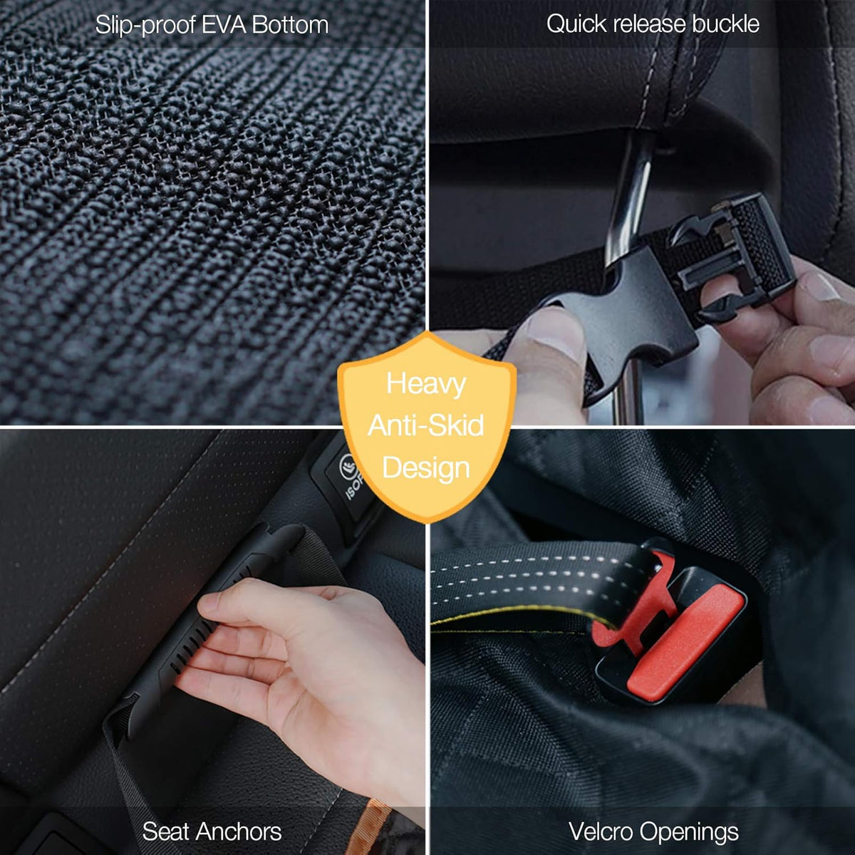 100% Waterproof Dog Car Seat Cover N871