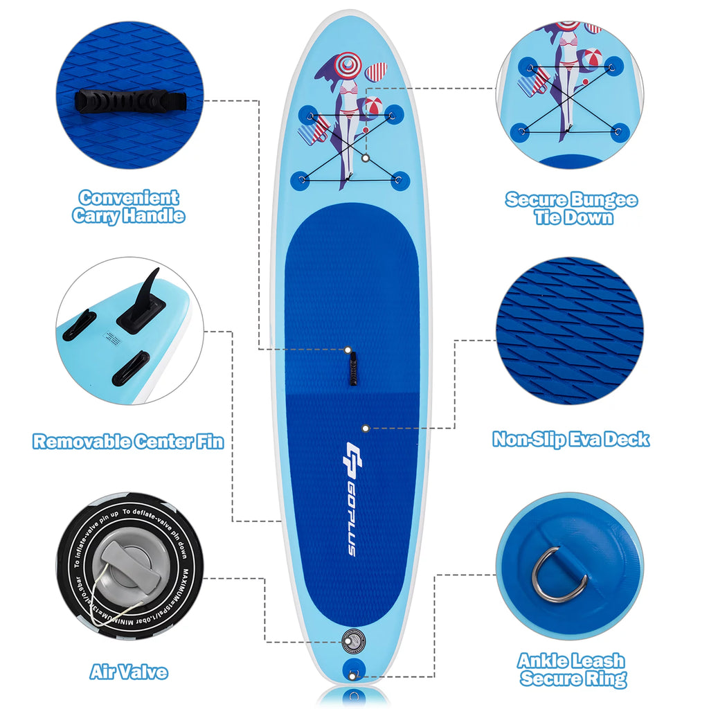 10' Inflatable Stand Up Paddle Board G96423