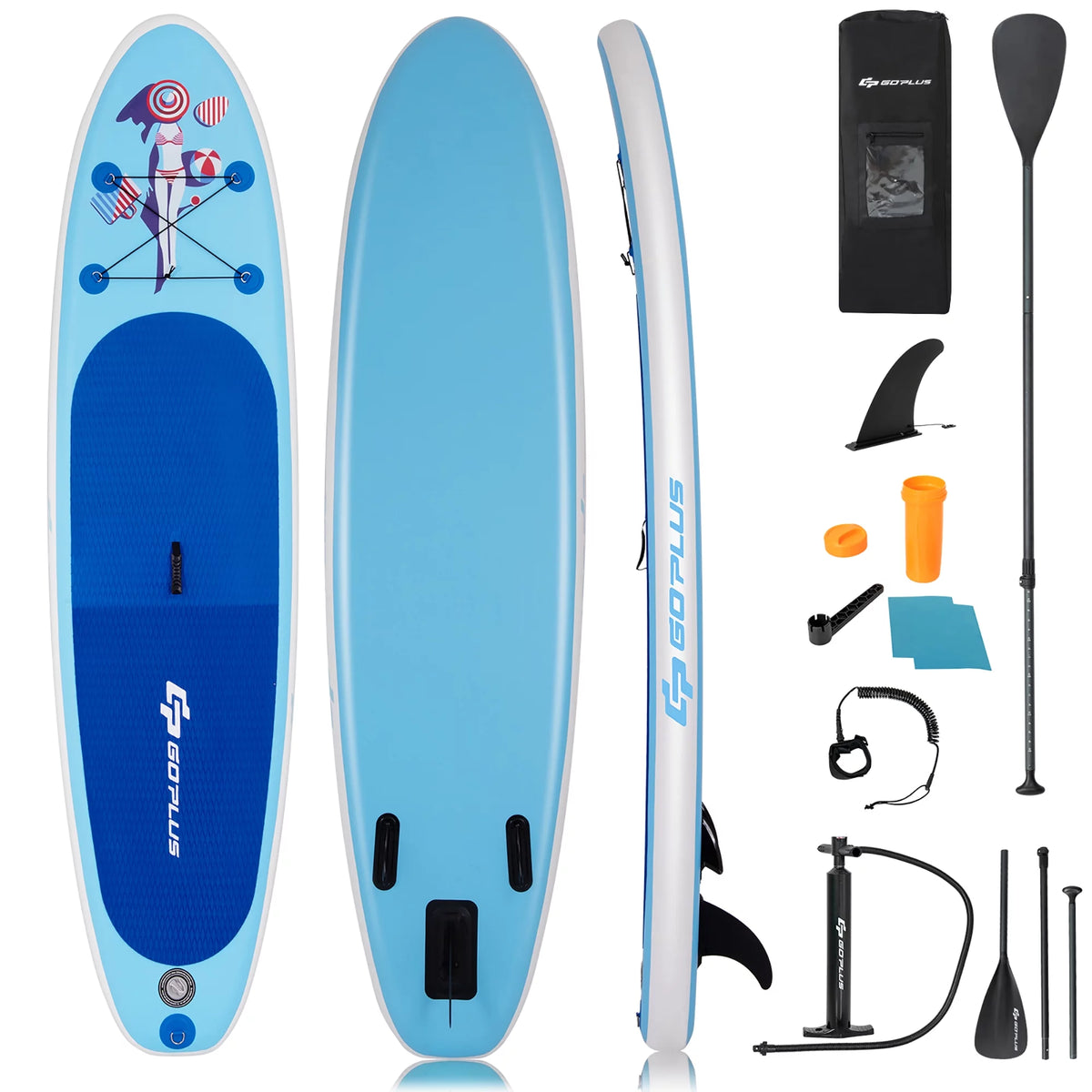 10' Inflatable Stand Up Paddle Board G96423