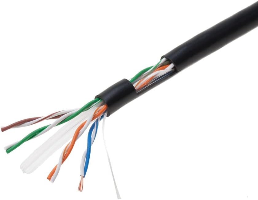 1000ft CAT6 UTP 23AWG RJ45 Ethernet Cable White M76780
