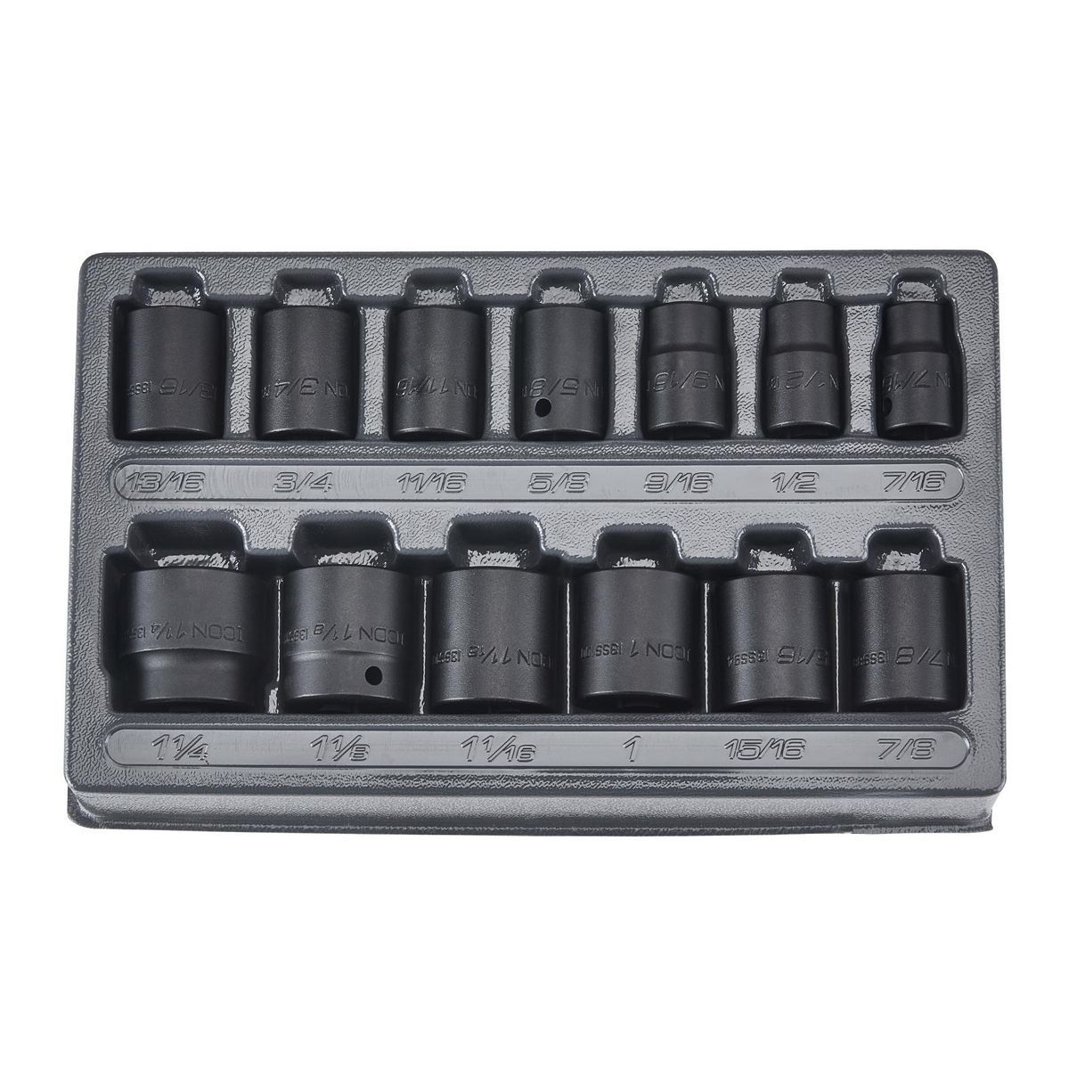 1/2 in. Drive SAE Impact Socket Set, 13-Piece O60066