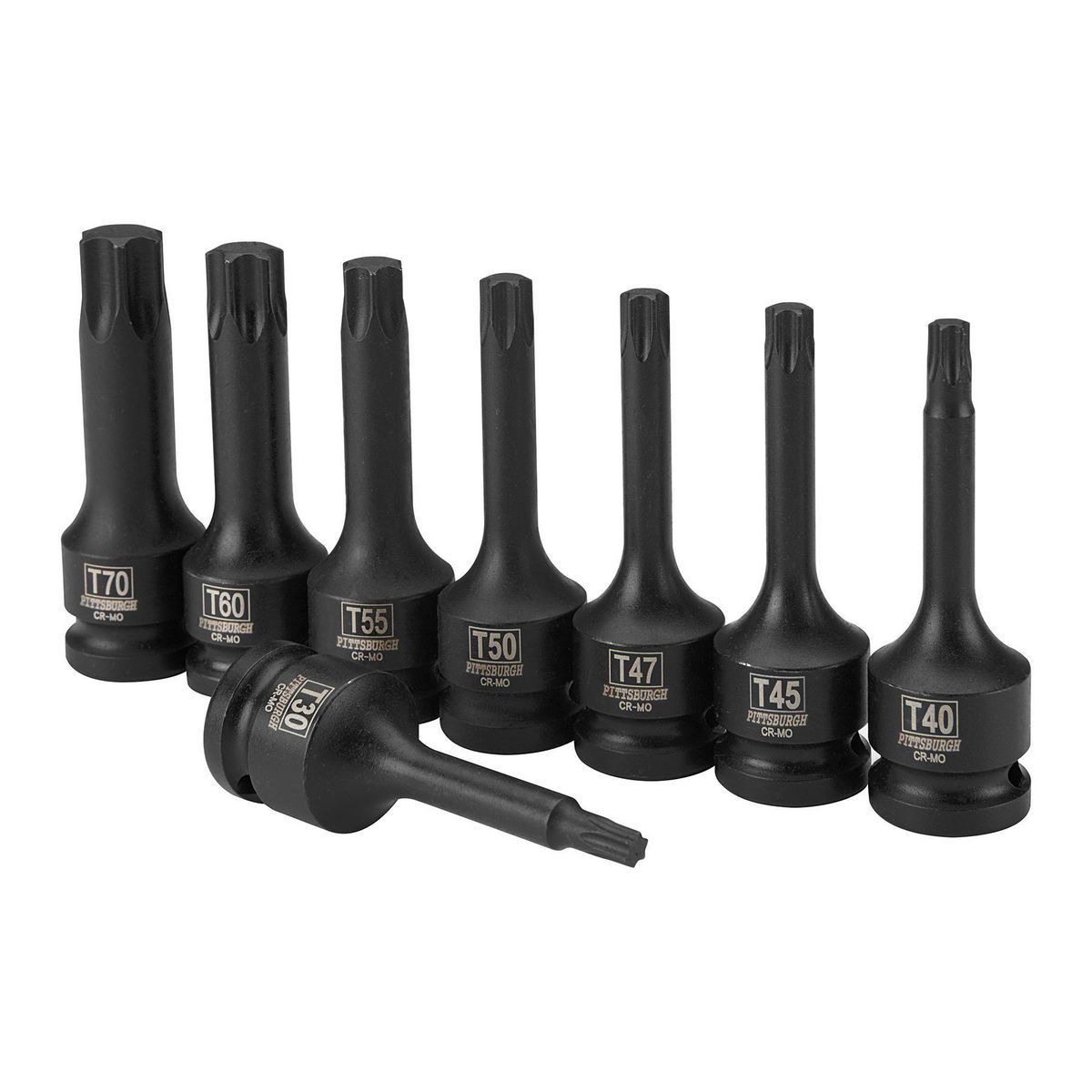 1/2 in. Drive Impact Star Bit Socket Set, 8 Piece L18132